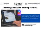 Beverage Content Writing Services: Pour Words That Sell