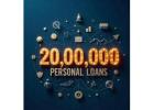 Get a 20 Lakh Personal Loan Online