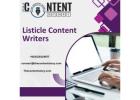 Engaging Listicle Content Writers – Captivate Your Audience with thecontentstory