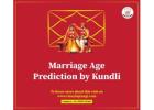 Marriage age prediction by the date of birth, 2025 festival calendar