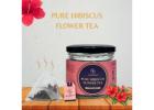 Premium Pure Hibiscus Flower Tea by Munchbrew – Wellness & Vitality in Every Cup