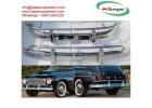 Volvo PV 544 USA type (1958-1965) bumpers by stainless steel