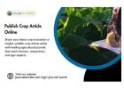 Publish Crop Article Online – Reach Readers with Agri Journal World