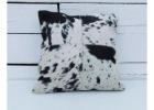 Real Cowhide Cushions with Unique Texture