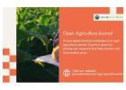 Trusted Open Agriculture Journal for Modern Farming Research