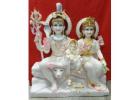 Marble Shiv Ji Parivar Statue | Shankeshwar Moorti