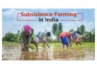 Subsistence farming in India