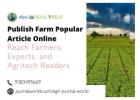 Share Your Voice: Publish Farm Popular Article Online