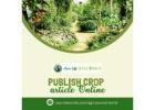 Share Your Expertise: Publish Crop Article Online for Maximum Impact