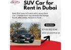 Affordable SUV Car Rental in Dubai