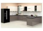 Sleek Desire Grey U Shape Modular Kitchen Design for Modern Homes