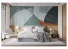 Revamp Your Space with Modern Geometric Wallpaper