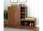 Francisca Multi-Storage Shoe Rack – Smart Organization with Seat & Drawer