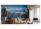 Nature-Inspired Mountain Wallpaper for Walls