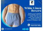 Timeless Comfort and Style with White Linen Boxers