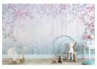 Delightful Purple Forest Girls Wallpaper - Elevate Your Decor!