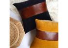 Purchase Long-Lasting, Stylish, and Strong Leather Cushion
