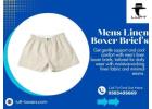 Mens Linen Boxer Briefs – Breathable Comfort with Modern Fit