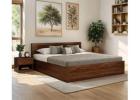 Elegant Wooden Street Bed to Upgrade Bedrooms