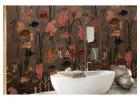 Classy Bathroom Wallpaper Ideas for a Contemporary Home