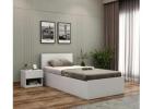 Clemency Box Storage Single Bed (Frosty White Finish) – Bright, Spacious, and Superbly Organized
