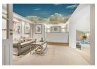 Creative Ceiling Wallpaper Inspiration for Living Rooms