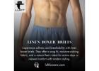 Premium Breathability with Linen Boxer Briefs