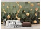 Modern Hexagonal Wallpaper – Contemporary Geometric Wall Art