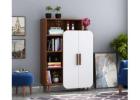 Ren Book Shelf with Storage – Elegant Wooden Bookshelf for Organized Living