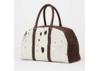 Luxury Cowhide Bags for a Rustic Look