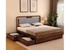 BUY Stylish Wooden Bed Online at Best Price