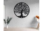 Tree of Life Black Metal Wall Art – Timeless Symbol of Elegance