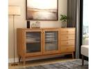 Modern Glass Door Cabinet Stylish Cabinets for Storage and Display