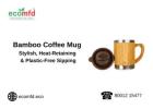 Bamboo Coffee Mug  - Stylish, Heat-Retaining & Plastic-Free Sipping ,