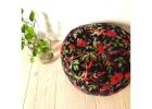 Round Ottomans and Poufs for Style