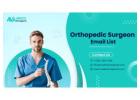 Get an Instant connect with Top Orthopedic Surgeons by using Our Exclusive Email List