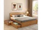 Affordable King Size Bed with Storage Elegant & Functional