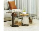 Sleek Walnut Coffee Table