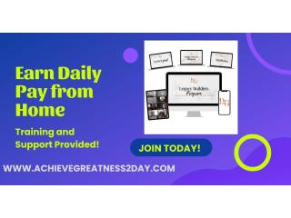 Earn Daily Pay From Home Earn Daily Pay From Home