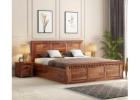 Luxury King Size Bed with Storage – Crafted for Modern Homes