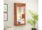 Compact Wooden Dressing Table with Mirror for Modern Homes