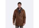 Luxe sheepskin warmth and style in a shearling coat mens
