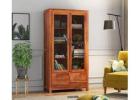 4-Tier Bookshelf in Warm Honey Finish