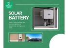 High-Performance Solar Battery for Long-Lasting Clean Energy