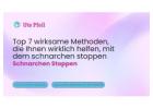 Top 7 wirksame Methoden, die Ihnen wirklich helfen, mit dem schnarchen stoppen