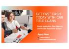 Fast Cash Car Title Loans Cranbrook