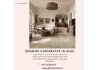 Trusted Interior Contractor in Delhi for Quality Spaces