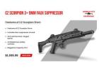 Get CZ Scorpion 3+ 9mm Faux Suppressor Edition Today