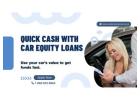Quick Cash With Car Equity Loans Vancouver