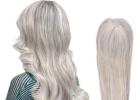 Natural Gray Hair Toppers for Thinning Hair | E-litchi Hair